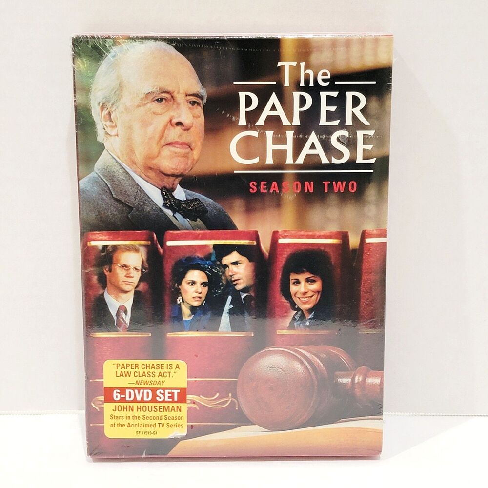 The Paper Chase Season 2 Two (6 Disc DVD Box Set) Rare OOP John Houseman NEW